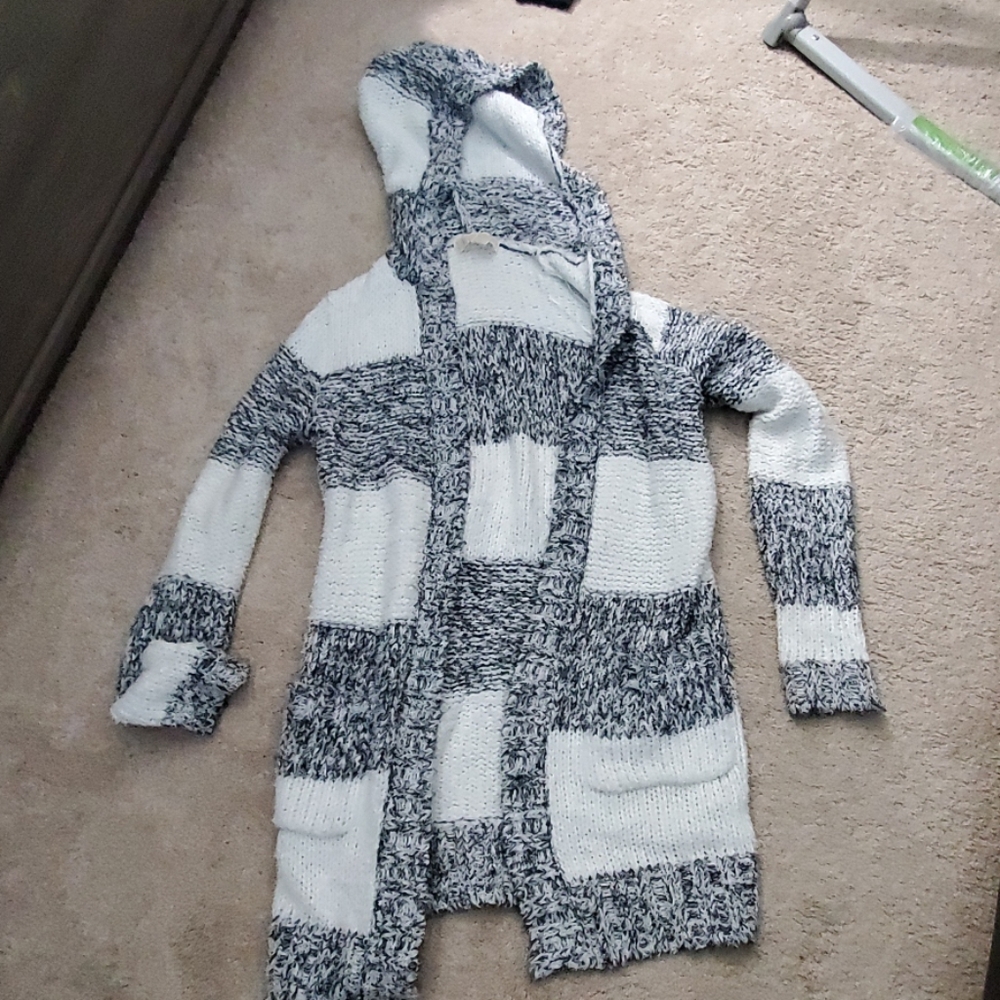 Michael Kors hooded cardigan sweater